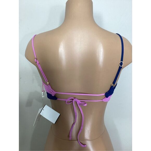 New. L*SPACE iris blue and pink bikini top. XS. Retails $110 - Picture 7 of 16